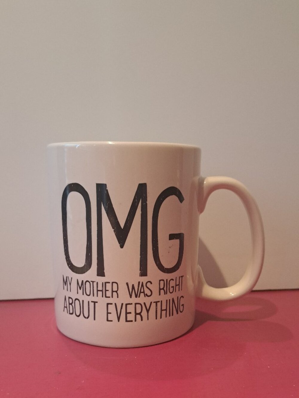 Distressed Stoneware Mug